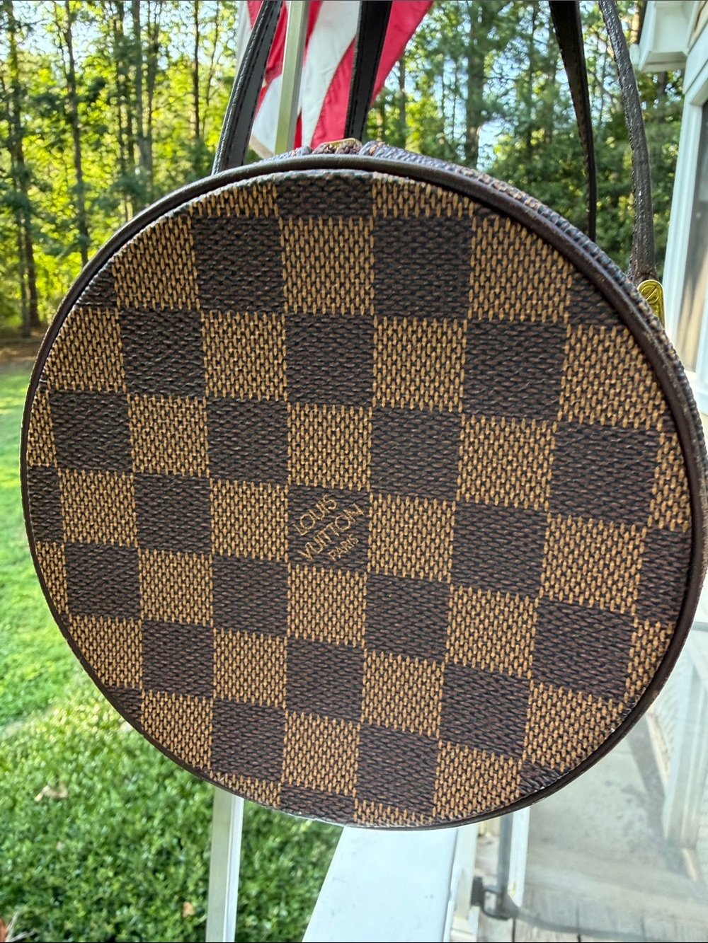 Louis Vuitton Authentic Papillon handbag in Damier Ebene Checkerboard Canvas 26 - Picture 7 of 17